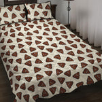 Happy Poop Pattern Print Quilt Bed Set