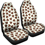 Happy Poop Pattern Print Universal Fit Car Seat Covers