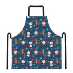 Happy Santa Claus Pattern Print Apron