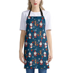 Happy Santa Claus Pattern Print Apron