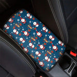 Happy Santa Claus Pattern Print Car Center Console Cover
