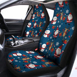 Happy Santa Claus Pattern Print Universal Fit Car Seat Covers
