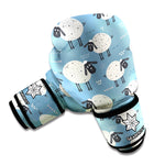 Happy Sheep Pattern Print Boxing Gloves