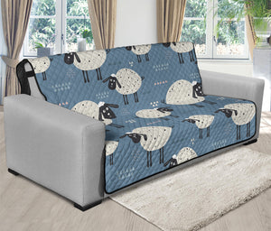 Happy Sheep Pattern Print Futon Protector