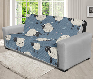 Happy Sheep Pattern Print Futon Protector