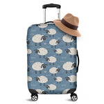 Happy Sheep Pattern Print Luggage Cover