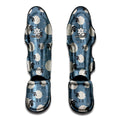 Happy Sheep Pattern Print Muay Thai Shin Guards