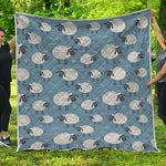 Happy Sheep Pattern Print Quilt