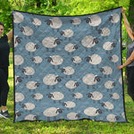 Happy Sheep Pattern Print Quilt