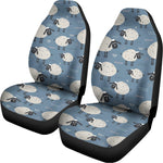 Happy Sheep Pattern Print Universal Fit Car Seat Covers