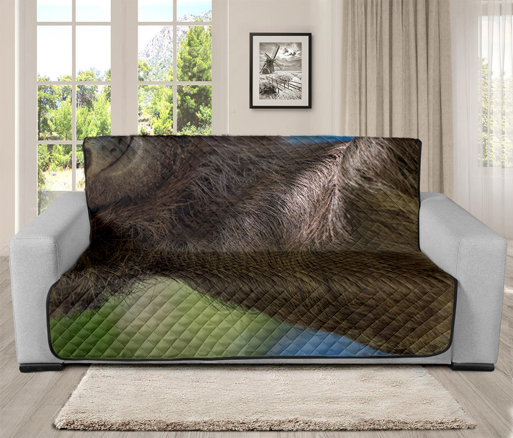 Happy Sloth Print Futon Protector