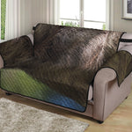 Happy Sloth Print Loveseat Protector