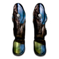 Happy Sloth Print Muay Thai Shin Guards