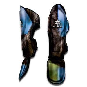 Happy Sloth Print Muay Thai Shin Guard