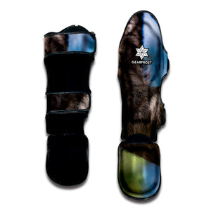 Happy Sloth Print Muay Thai Shin Guard