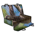 Happy Sloth Print Pet Car Back Seat Cover