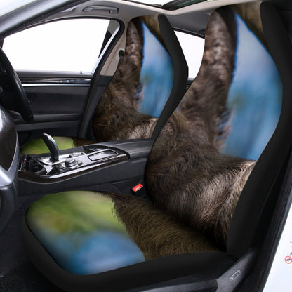 Happy Sloth Print Universal Fit Car Seat Covers