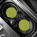 Harlequin Mardi Gras Pattern Print Car Coasters
