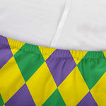Harlequin Mardi Gras Pattern Print Sofa Cover