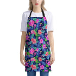 Hawaii Exotic Flowers Pattern Print Apron