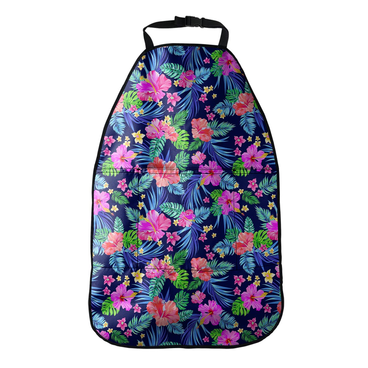 Hawaii Exotic Flowers Pattern Print Car Seat Organizers