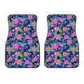 Hawaii Exotic Flowers Pattern Print Front Car Floor Mats