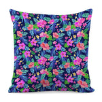 Hawaii Exotic Flowers Pattern Print Pillow Cover