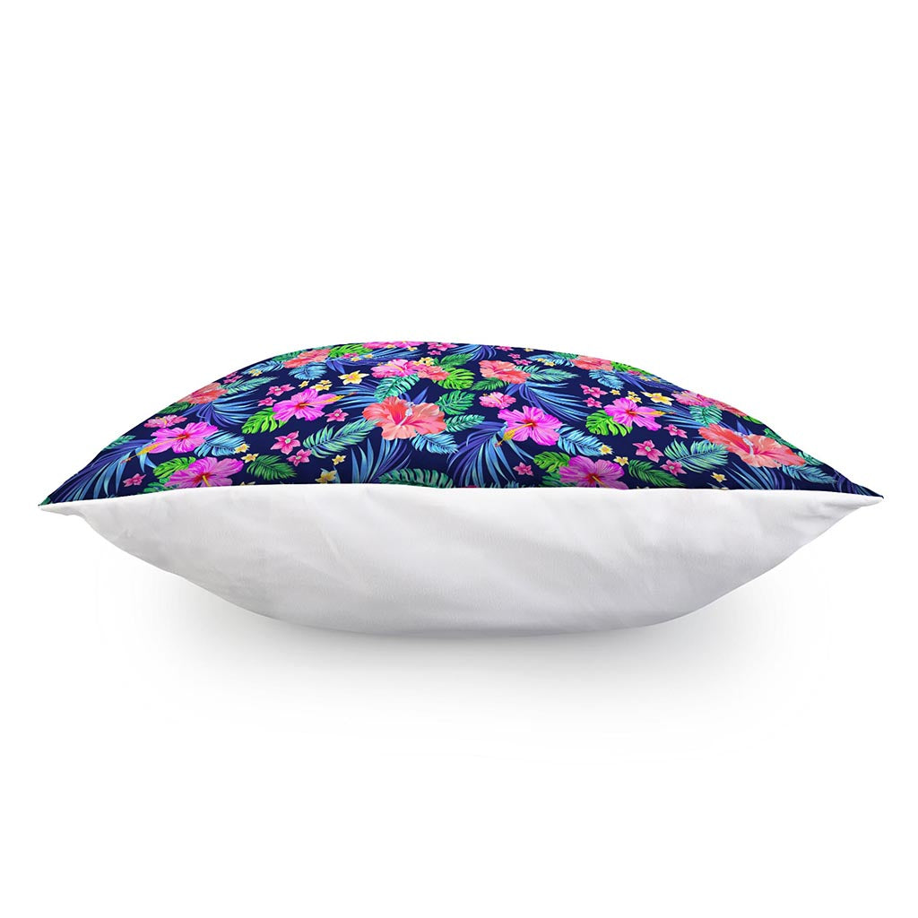 Hawaii Exotic Flowers Pattern Print Pillow Cover