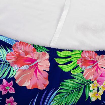 Hawaii Exotic Flowers Pattern Print Sofa Cover