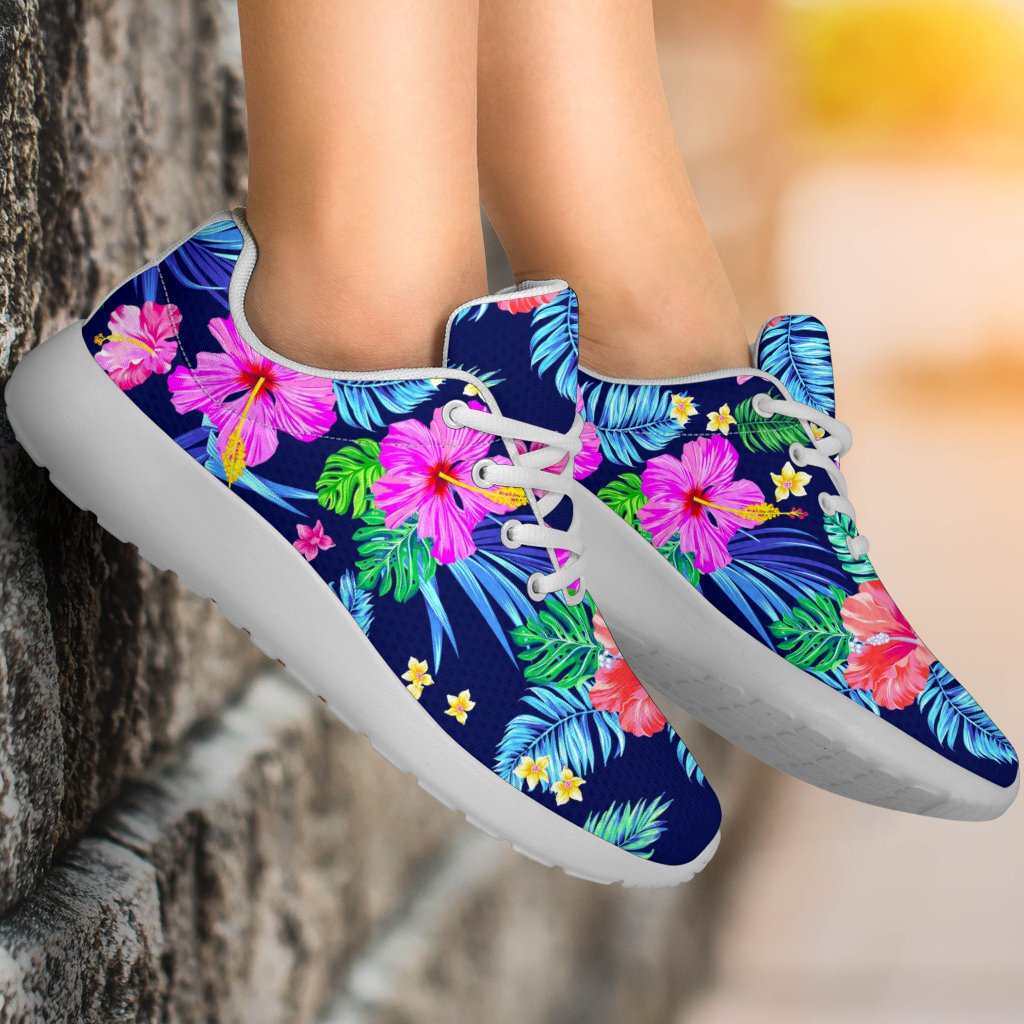 Hawaii Exotic Flowers Pattern Print Sport Shoes GearFrost
