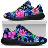 Hawaii Exotic Flowers Pattern Print Sport Shoes GearFrost