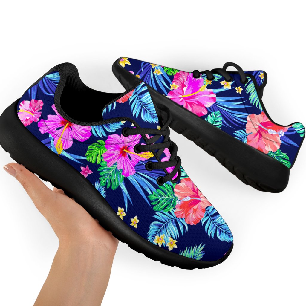 Hawaii Exotic Flowers Pattern Print Sport Shoes GearFrost