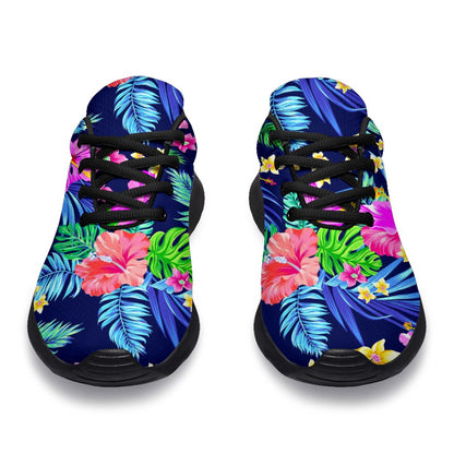 Hawaii Exotic Flowers Pattern Print Sport Shoes GearFrost