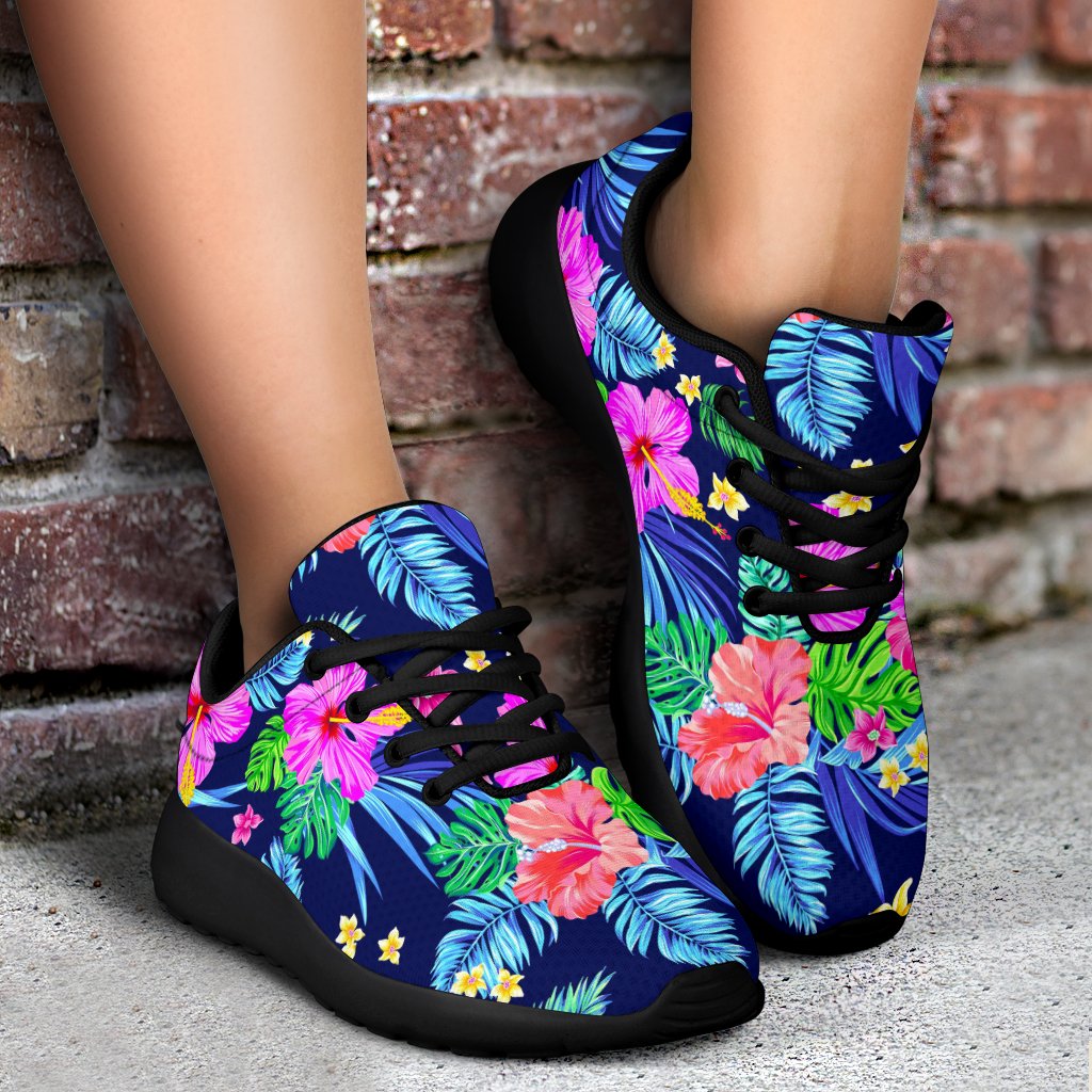 Hawaii Exotic Flowers Pattern Print Sport Shoes GearFrost