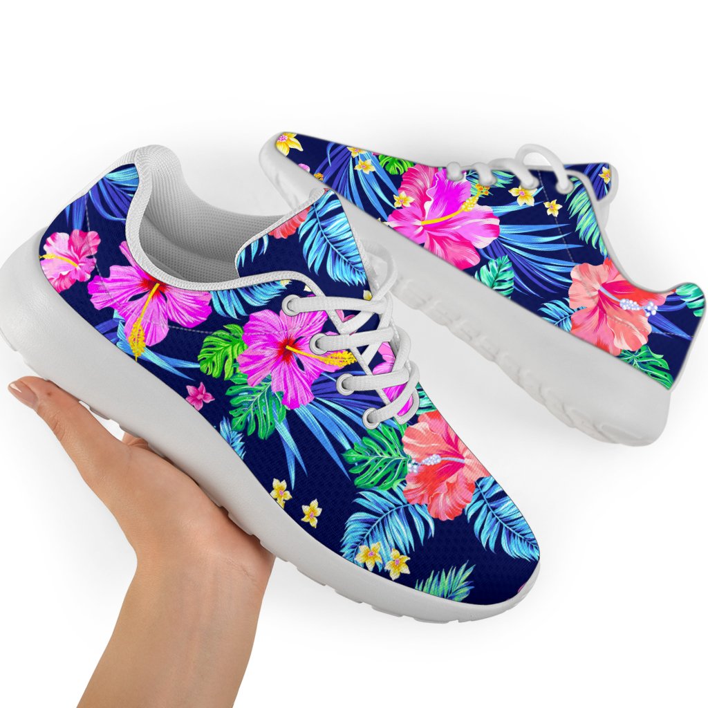 Hawaii Exotic Flowers Pattern Print Sport Shoes GearFrost