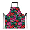 Hawaii Floral Flowers Pattern Print Apron