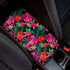 Hawaii Floral Flowers Pattern Print Car Center Console Cover