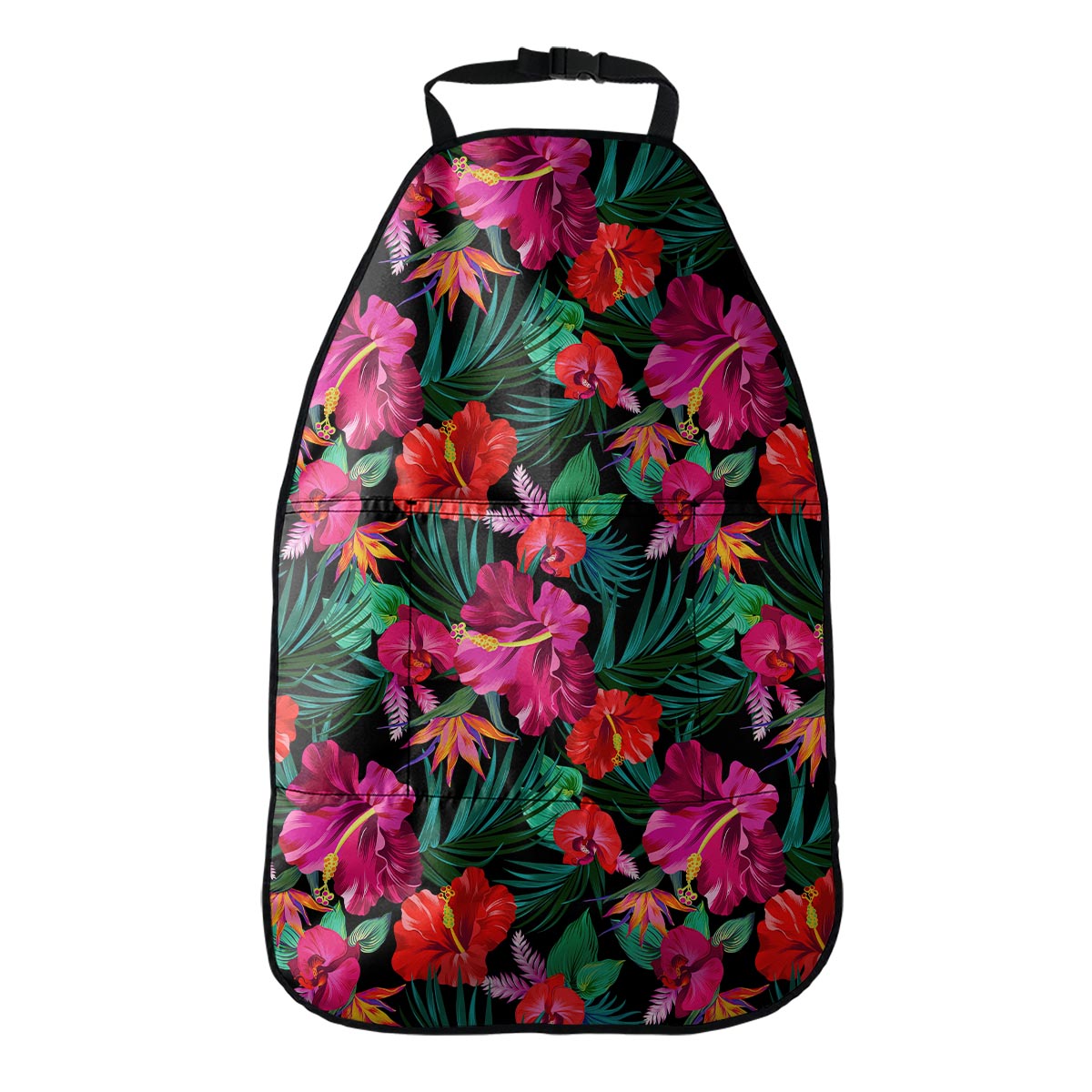 Hawaii Floral Flowers Pattern Print Car Seat Organizers