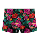 Hawaii Floral Flowers Pattern Print Men's Boxer Briefs