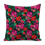 Hawaii Floral Flowers Pattern Print Pillow Cover