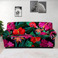 Hawaii Floral Flowers Pattern Print Sofa Cover