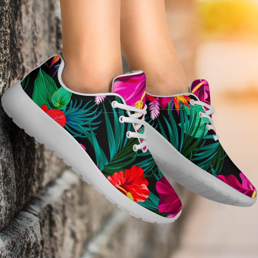 Hawaii Floral Flowers Pattern Print Sport Shoes GearFrost