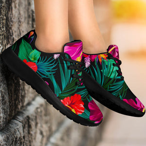 Hawaii Floral Flowers Pattern Print Sport Shoes GearFrost