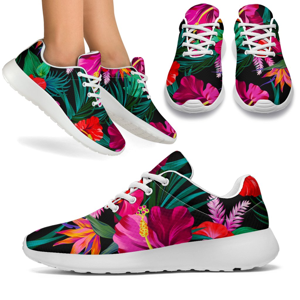 Hawaii Floral Flowers Pattern Print Sport Shoes GearFrost