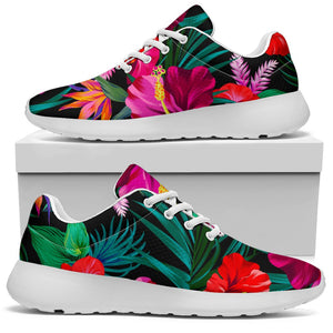 Hawaii Floral Flowers Pattern Print Sport Shoes GearFrost