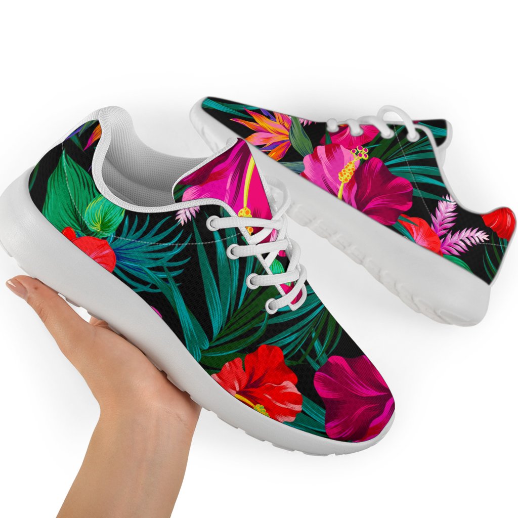 Hawaii Floral Flowers Pattern Print Sport Shoes GearFrost