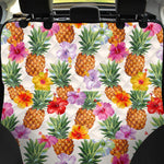 Hawaii Hibiscus Pineapple Pattern Print Pet Car Back Seat Cover