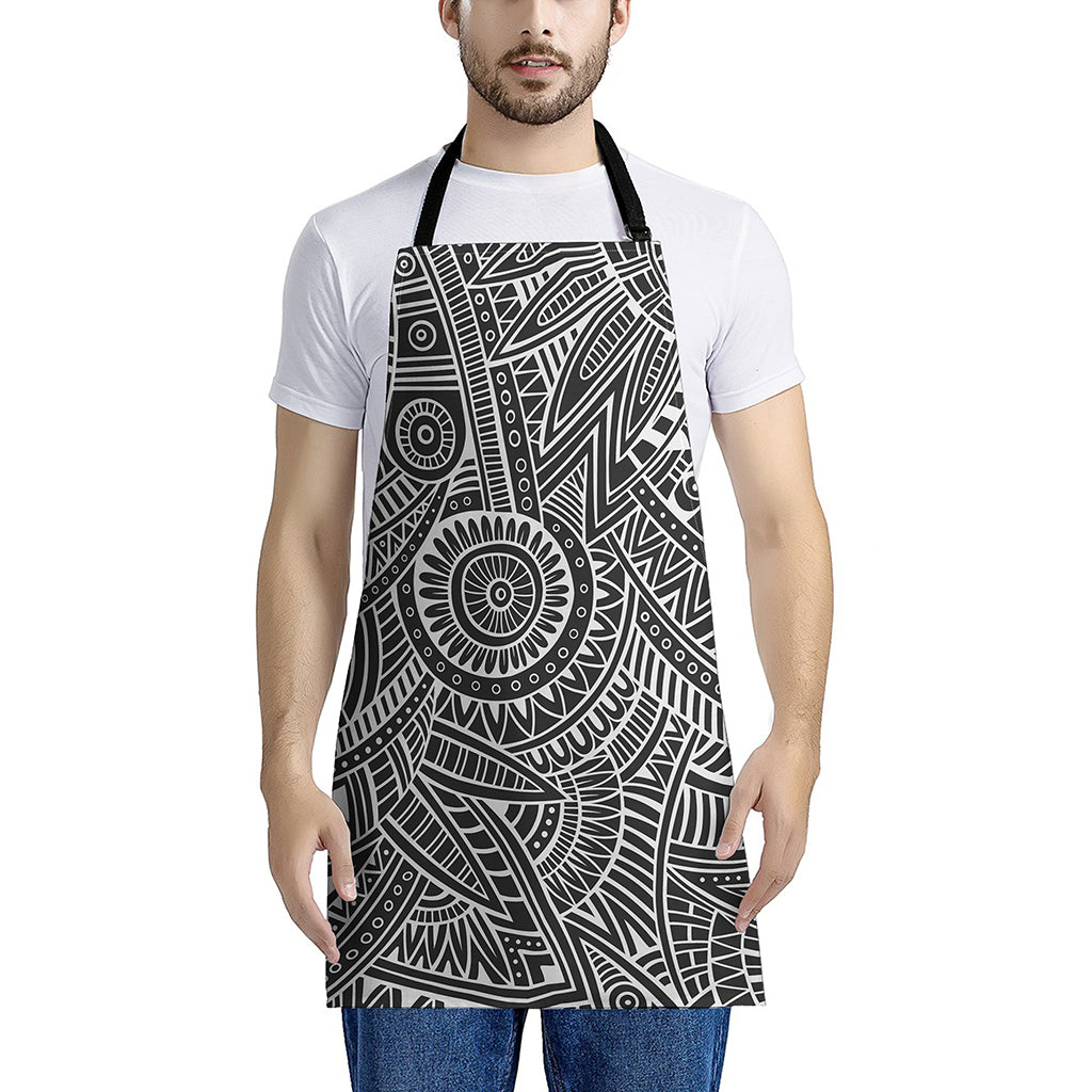 Hawaii Polynesian Tribal Print Apron
