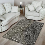 Hawaii Polynesian Tribal Print Area Rug