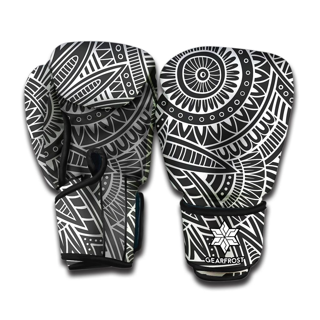 Hawaii Polynesian Tribal Print Boxing Gloves
